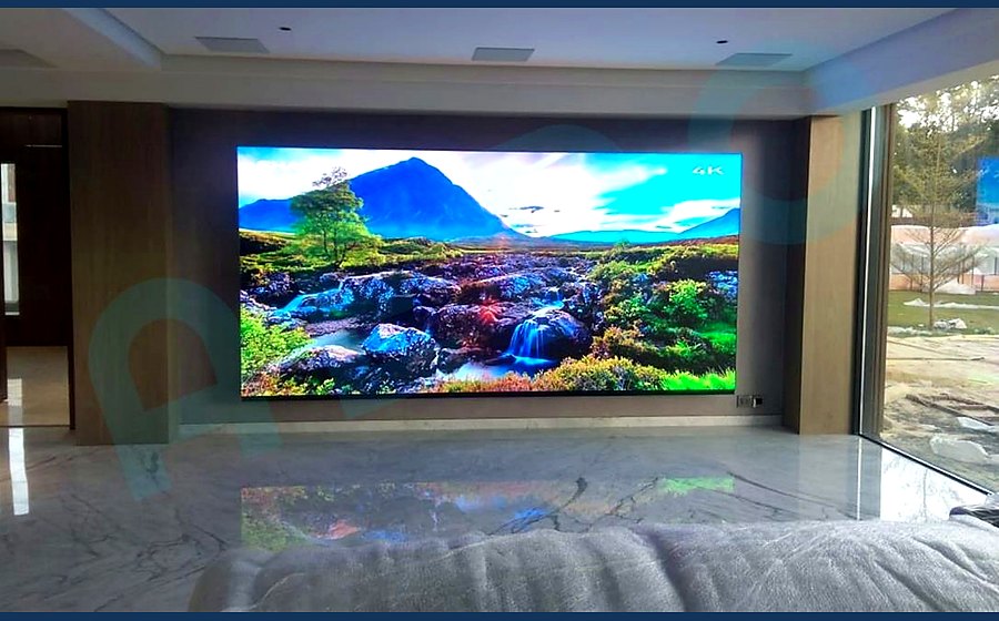 Immersive LED wall installation